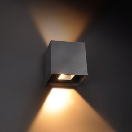 Brilagi - LED Vanjska zidna svjetiljka CUBE LED/6W/230V IP54