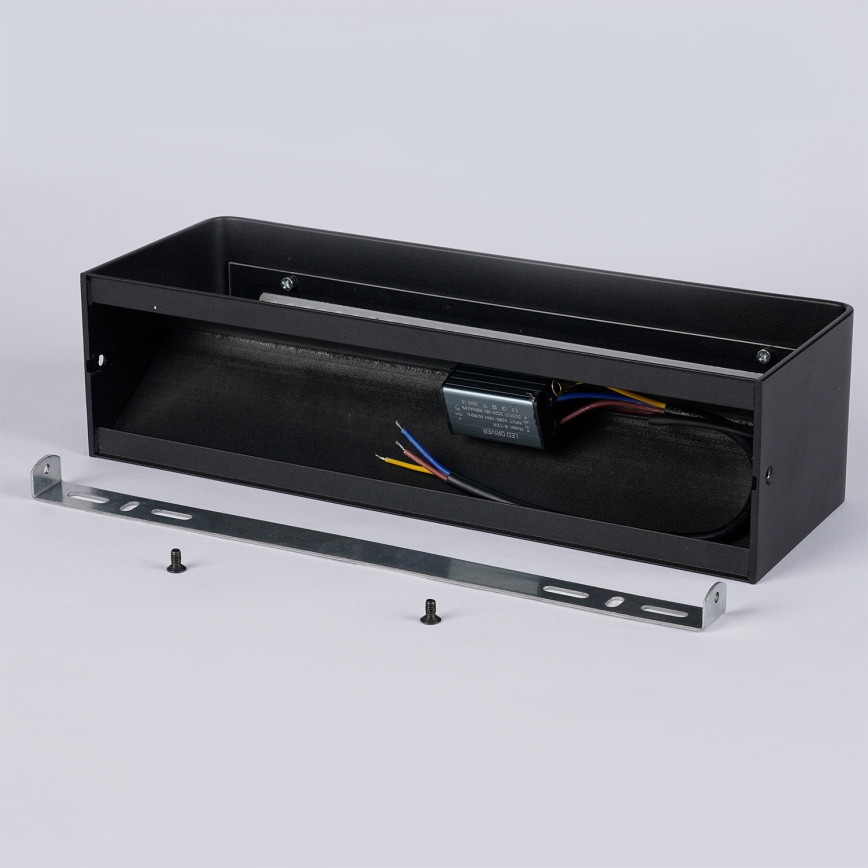 Brilagi - LED Vanjska zidna svjetiljka DONNANI LED/12W/230V 30 cm crna IP44