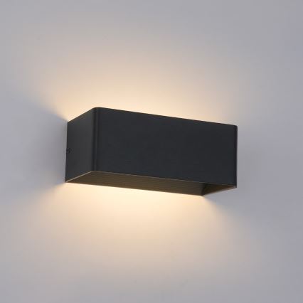 Brilagi - LED vanjska zidna svjetiljka DONNANI LED/7W/230V 20 cm crna IP44