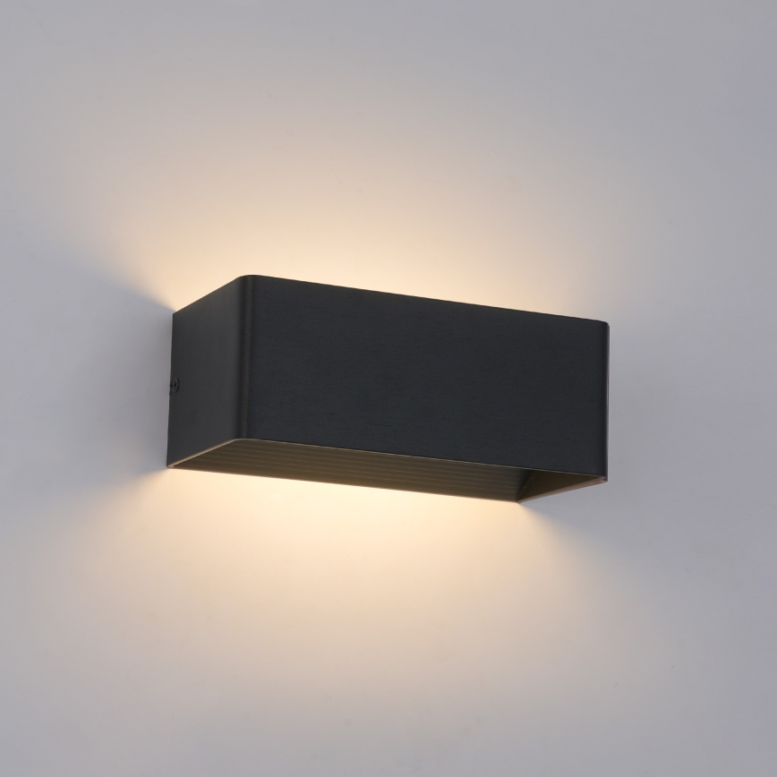 Brilagi - LED vanjska zidna svjetiljka DONNANI LED/7W/230V 20 cm crna IP44