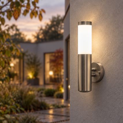 BRILAGI - LED vanjska zidna svjetiljka ELIA 1xE27/7W/230V 4000K IP44 mat krom