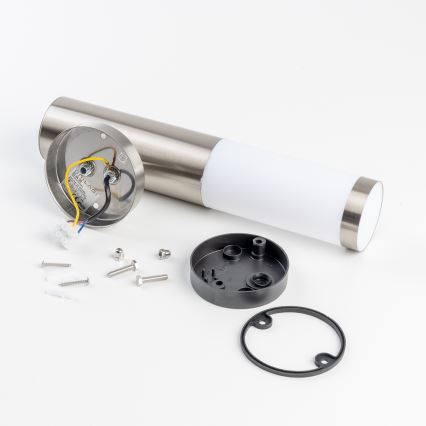 BRILAGI - LED vanjska zidna svjetiljka ELIA 1xE27/7W/230V 4000K IP44 mat krom