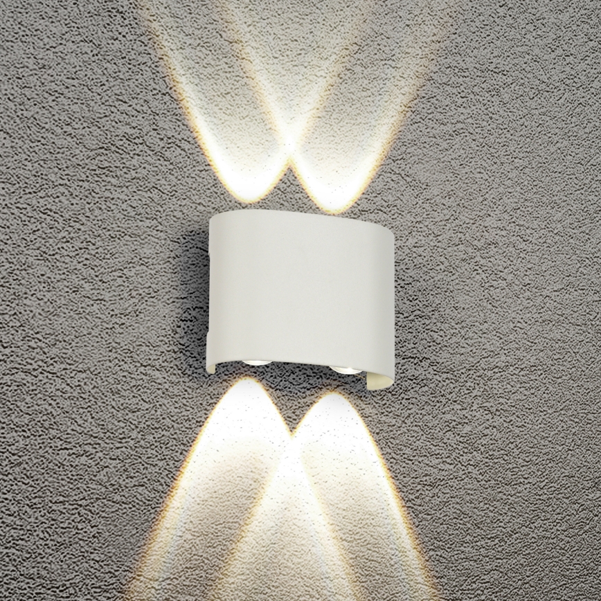Brilagi - LED vanjska zidna svjetiljka FLAREBOX LED/4W/230V bijela IP65