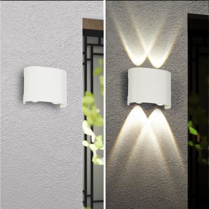 Brilagi - LED vanjska zidna svjetiljka FLAREBOX LED/4W/230V bijela IP65