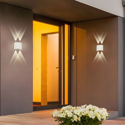 Brilagi - LED vanjska zidna svjetiljka FLAREBOX LED/4W/230V bijela IP65