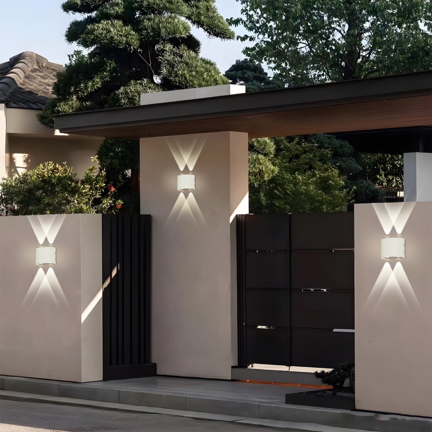 Brilagi - LED vanjska zidna svjetiljka FLAREBOX LED/4W/230V bijela IP65