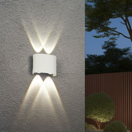 Brilagi - LED vanjska zidna svjetiljka FLAREBOX LED/4W/230V bijela IP65