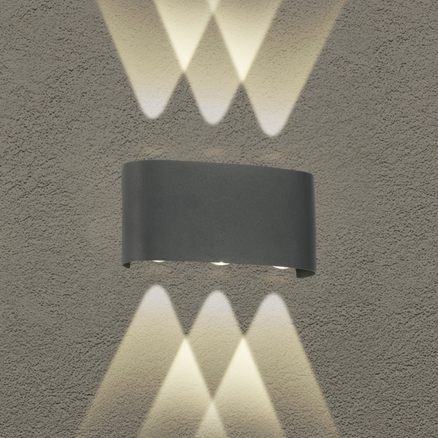 Brilagi - LED Vanjska zidna svjetiljka FLAREBOX LED/6W/230V antracit IP65