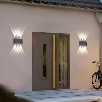 Brilagi - LED Vanjska zidna svjetiljka FLAREBOX LED/6W/230V antracit IP65