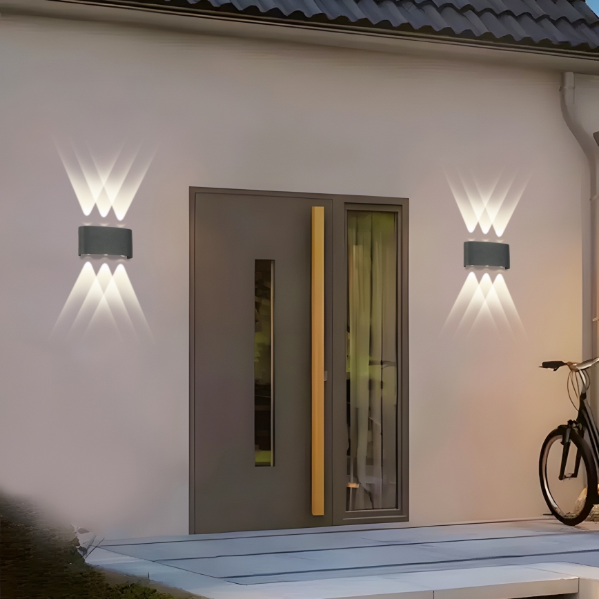 Brilagi - LED Vanjska zidna svjetiljka FLAREBOX LED/6W/230V antracit IP65