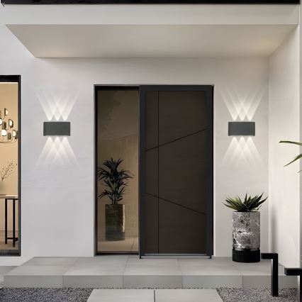 Brilagi - LED Vanjska zidna svjetiljka FLAREBOX LED/6W/230V antracit IP65