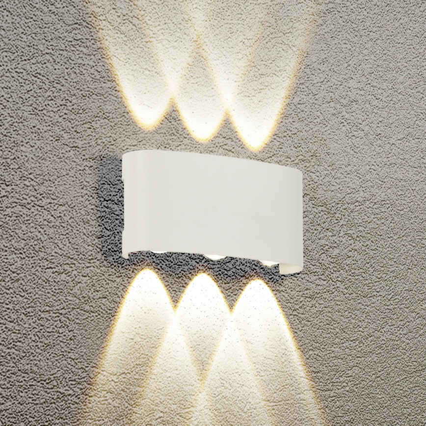 Brilagi - LED vanjska zidna svjetiljka FLAREBOX LED/6W/230V bijela IP65