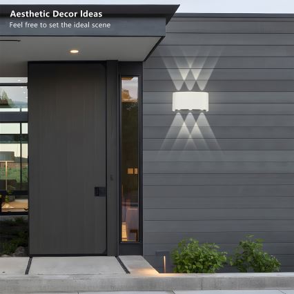 Brilagi - LED vanjska zidna svjetiljka FLAREBOX LED/6W/230V bijela IP65