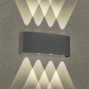 Brilagi - LED Vanjska zidna svjetiljka FLAREBOX LED/8W/230V antracit IP65