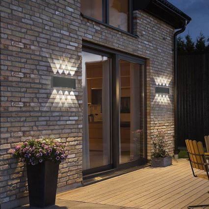 Brilagi - LED Vanjska zidna svjetiljka FLAREBOX LED/8W/230V antracit IP65