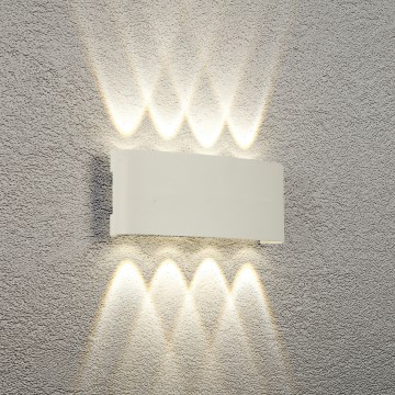 Brilagi - LED Vanjska zidna svjetiljka FLAREBOX LED/8W/230V bijela IP65