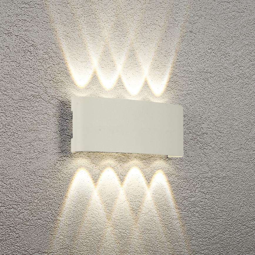 Brilagi - LED Vanjska zidna svjetiljka FLAREBOX LED/8W/230V bijela IP65