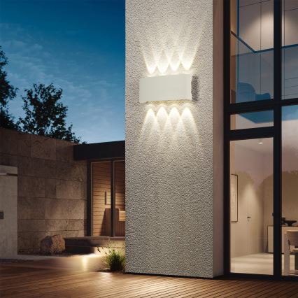 Brilagi - LED Vanjska zidna svjetiljka FLAREBOX LED/8W/230V bijela IP65