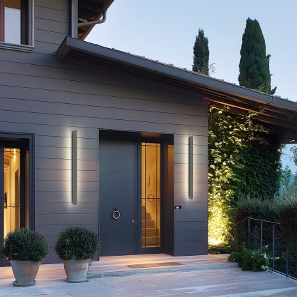 Brilagi - LED vanjsko zidno svjetlo LINEAR LED/22W/230V 3000K IP65 100 cm antracit CRI 90