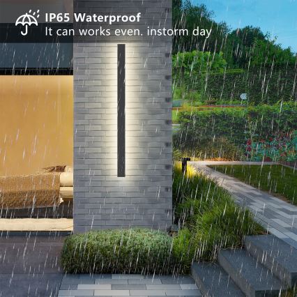 Brilagi - LED vanjsko zidno svjetlo LINEAR LED/22W/230V 3000K IP65 100 cm antracit CRI 90