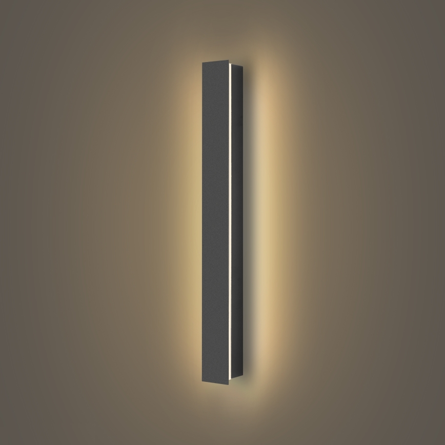 Brilagi - LED vanjska zidna svjetiljka LINEAR LED/12W/230V 3000K IP65 50 cm antracit