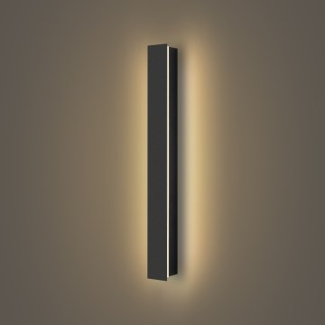 Brilagi - LED vanjska zidna svjetiljka LINEAR LED/12W/230V 3000K IP65 50 cm crna