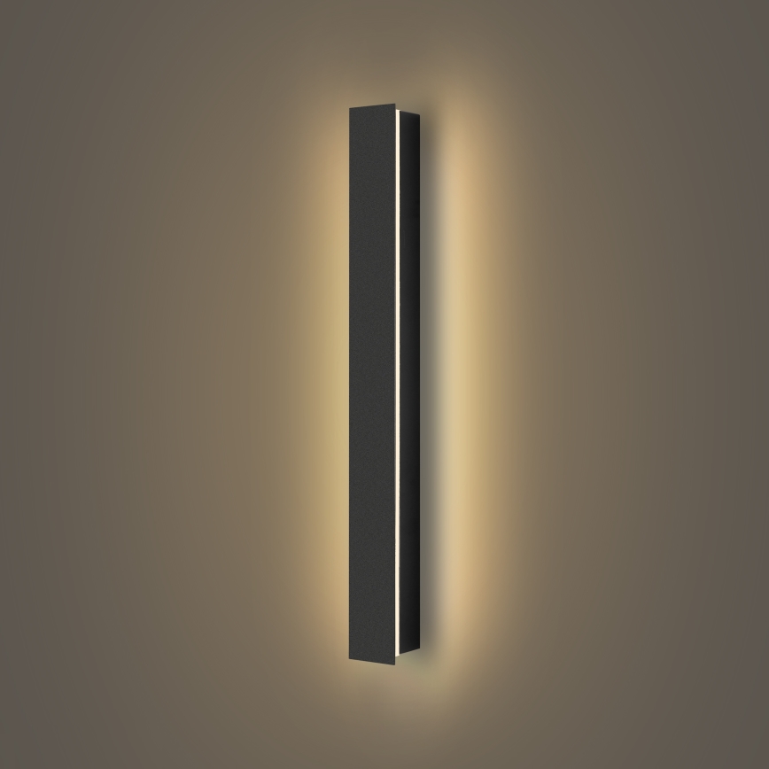 Brilagi - LED vanjska zidna svjetiljka LINEAR LED/12W/230V 3000K IP65 50 cm crna