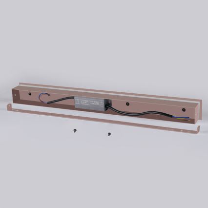 Brilagi - LED vanjsko zidno svjetlo LINEAR LED/12W/230V 3000K IP65 50 cm smeđa CRI 90
