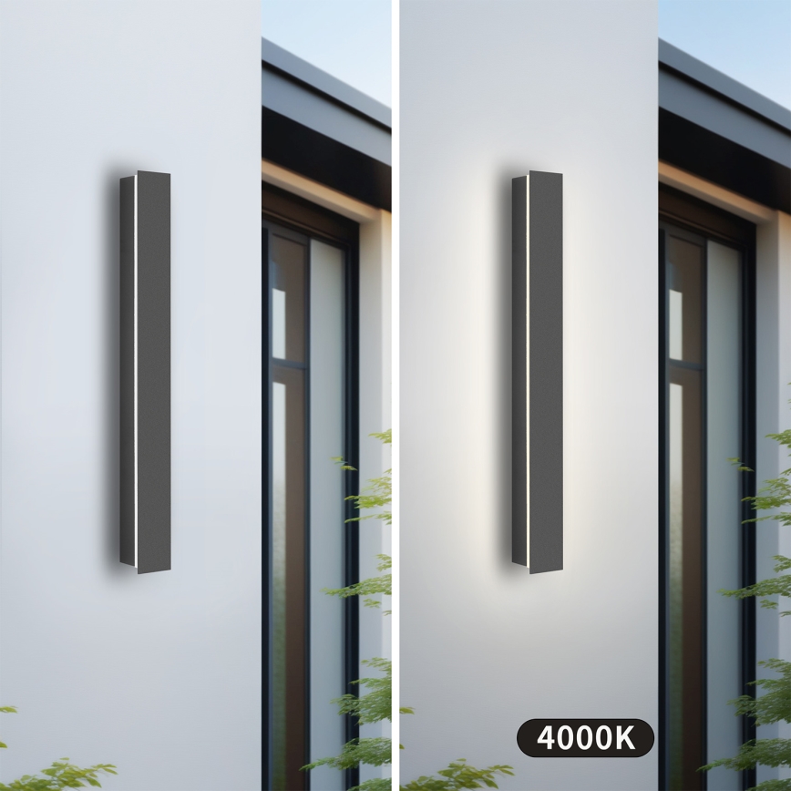 Brilagi - LED vanjska zidna svjetiljka LINEAR LED/12W/230V 4000K IP65 50 cm antracit CRI 90