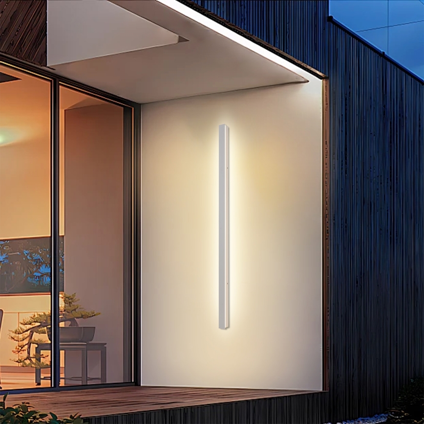 Brilagi - LED vanjska zidna svjetiljka LINEAR LED/32W/230V 3000K IP65 140 cm bijela CRI 90