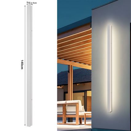 Brilagi - LED vanjska zidna svjetiljka LINEAR LED/32W/230V 3000K IP65 140 cm bijela CRI 90