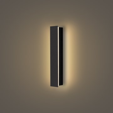 Brilagi - LED vanjska zidna svjetiljka LINEAR LED/8W/230V 3000K IP65 30 cm crna