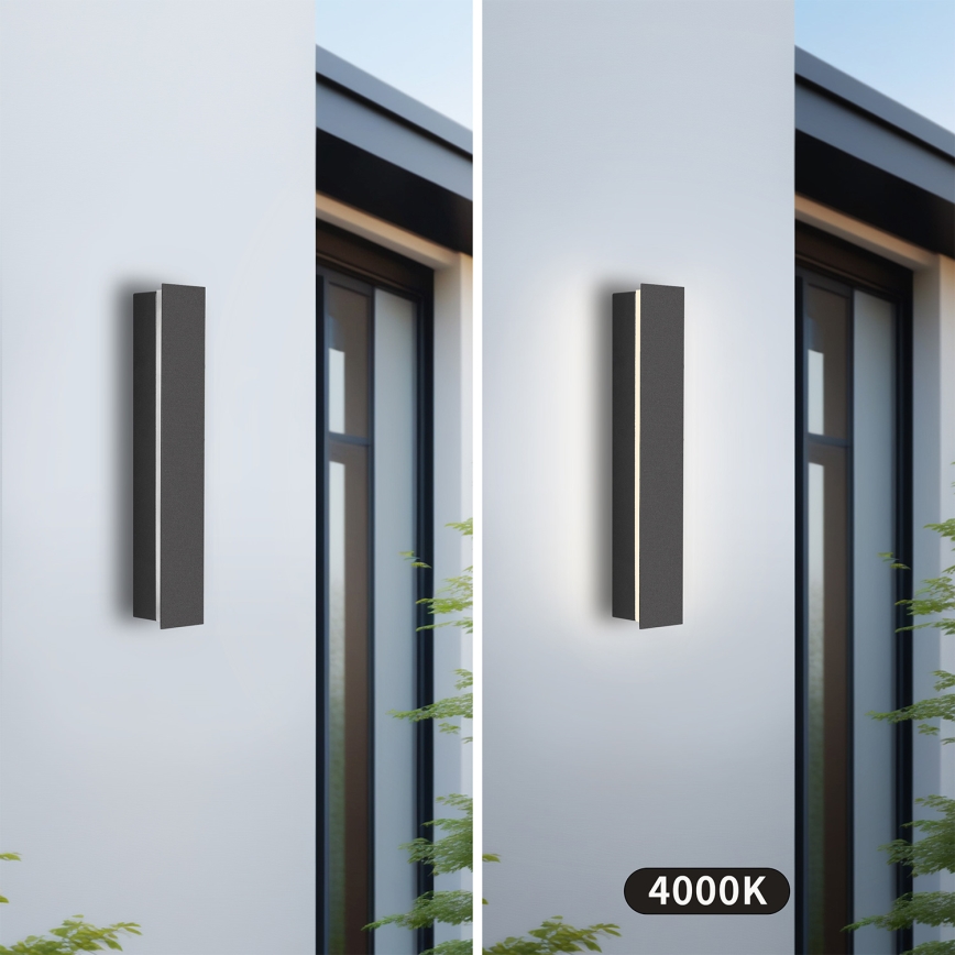 Brilagi - LED vanjsko zidno svjetlo LINEAR LED/8W/230V 4000K IP65 30 cm antracit CRI 90