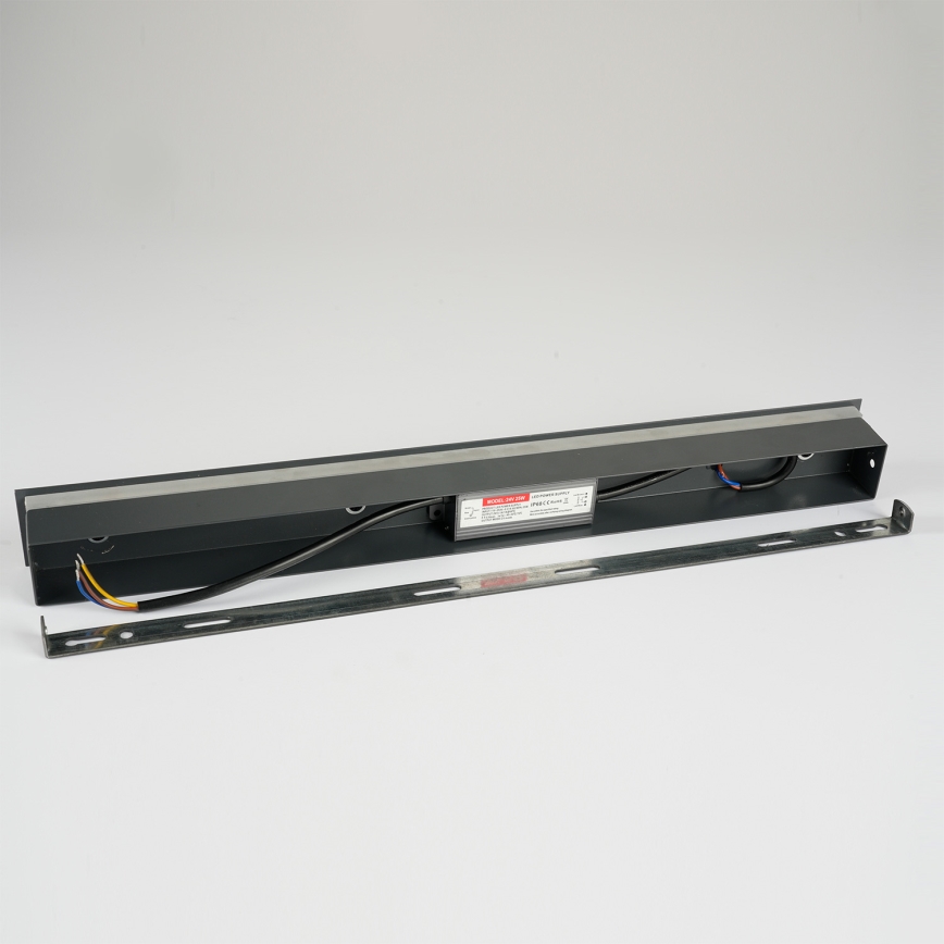 Brilagi - LED vanjska zidna svjetiljka LINEAR LED/8W/230V 4000K IP65 30 cm crna CRI 90