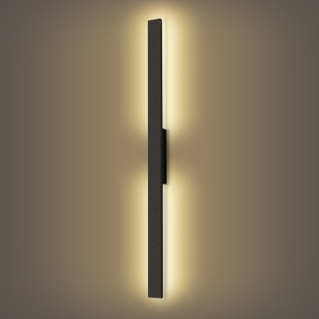 Brilagi - LED vanjska zidna svjetiljka LUNA LED/24W/230V 3000K IP65 100 cm crna