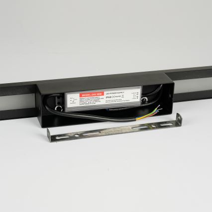 Brilagi - LED vanjska zidna svjetiljka LUNA LED/24W/230V 3000K IP65 100 cm crna