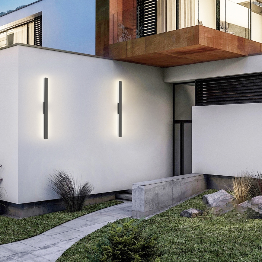 Brilagi - LED vanjsko zidno svjetlo LUNA LED/24W/230V 4000K IP65 100 cm antracit CRI 90