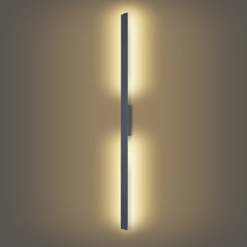 Brilagi - LED vanjska zidna svjetiljka LUNA LED/30W/230V 3000K IP65 150 cm antracit CRI 90