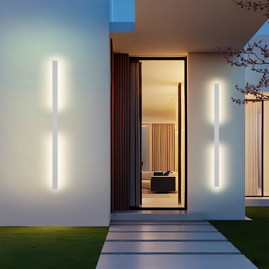 Brilagi - LED vanjsko zidno svjetlo LUNA LED/30W/230V 3000K IP65 150 cm bijela CRI 90