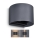 Brilagi - LED Vanjska zidna svjetiljka RONDO LED/6W/230V antracit IP54