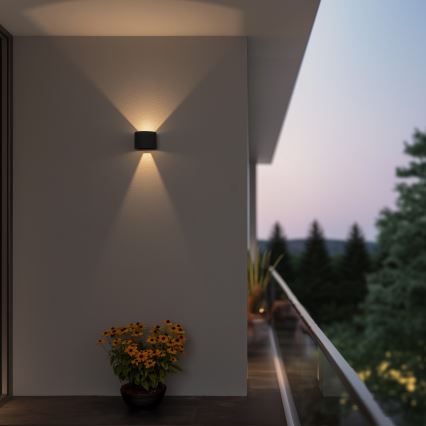 Brilagi - LED Vanjska zidna svjetiljka RONDO LED/6W/230V antracit IP54