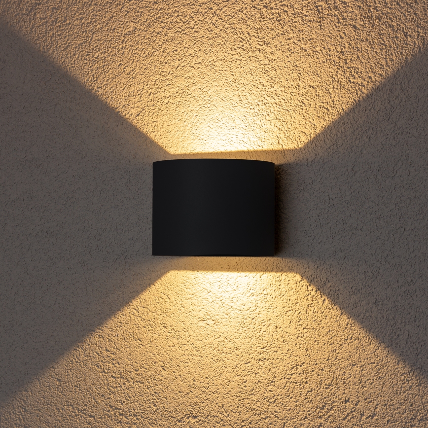 Brilagi - LED Vanjska zidna svjetiljka RONDO LED/6W/230V antracit IP54