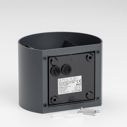 Brilagi - LED Vanjska zidna svjetiljka RONDO LED/6W/230V antracit IP54