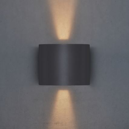 Brilagi - LED Vanjska zidna svjetiljka RONDO LED/6W/230V antracit IP54