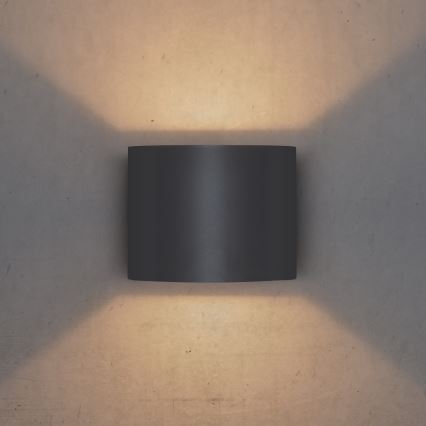 Brilagi - LED Vanjska zidna svjetiljka RONDO LED/6W/230V antracit IP54