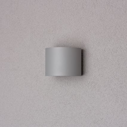 Brilagi - LED Vanjska zidna svjetiljka RONDO LED/6W/230V siva IP54