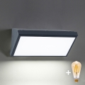 Brilagi - LED vanjska zidna svjetiljka s mogućnošću prigušivanja TRIANGLE 1xE27/6W/230V 2700-6500K IP65 antracitna