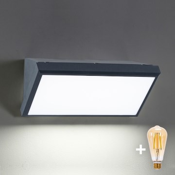 Brilagi - LED vanjska zidna svjetiljka s mogućnošću prigušivanja TRIANGLE 1xE27/6W/230V 2700-6500K IP65 antracitna