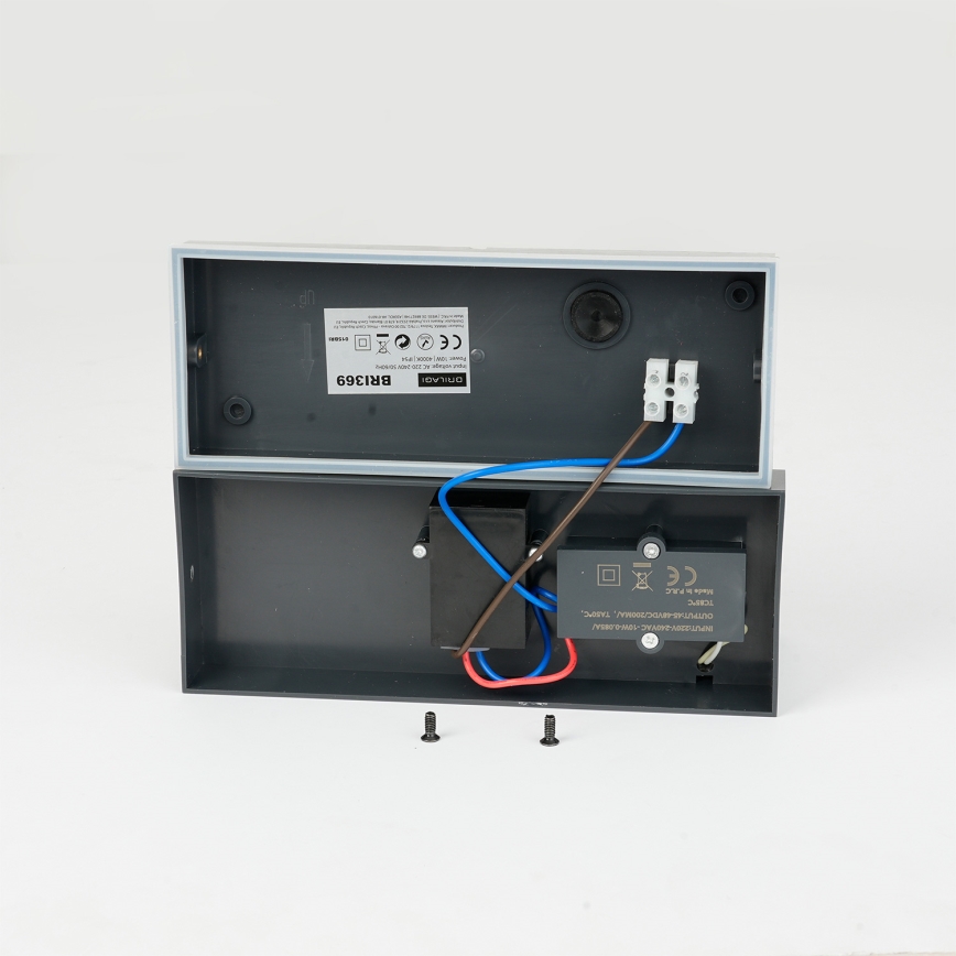 Brilagi - LED vanjsko zidno svjetlo s senzorom TESSI LED/10W/230V antracit IP54