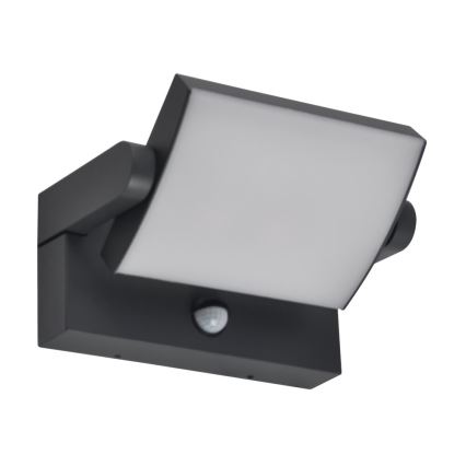 Brilagi - LED Vanjska zidna svjetiljka sa senzorom ANKLE LED/18W/230V 3000K IP65 antracit